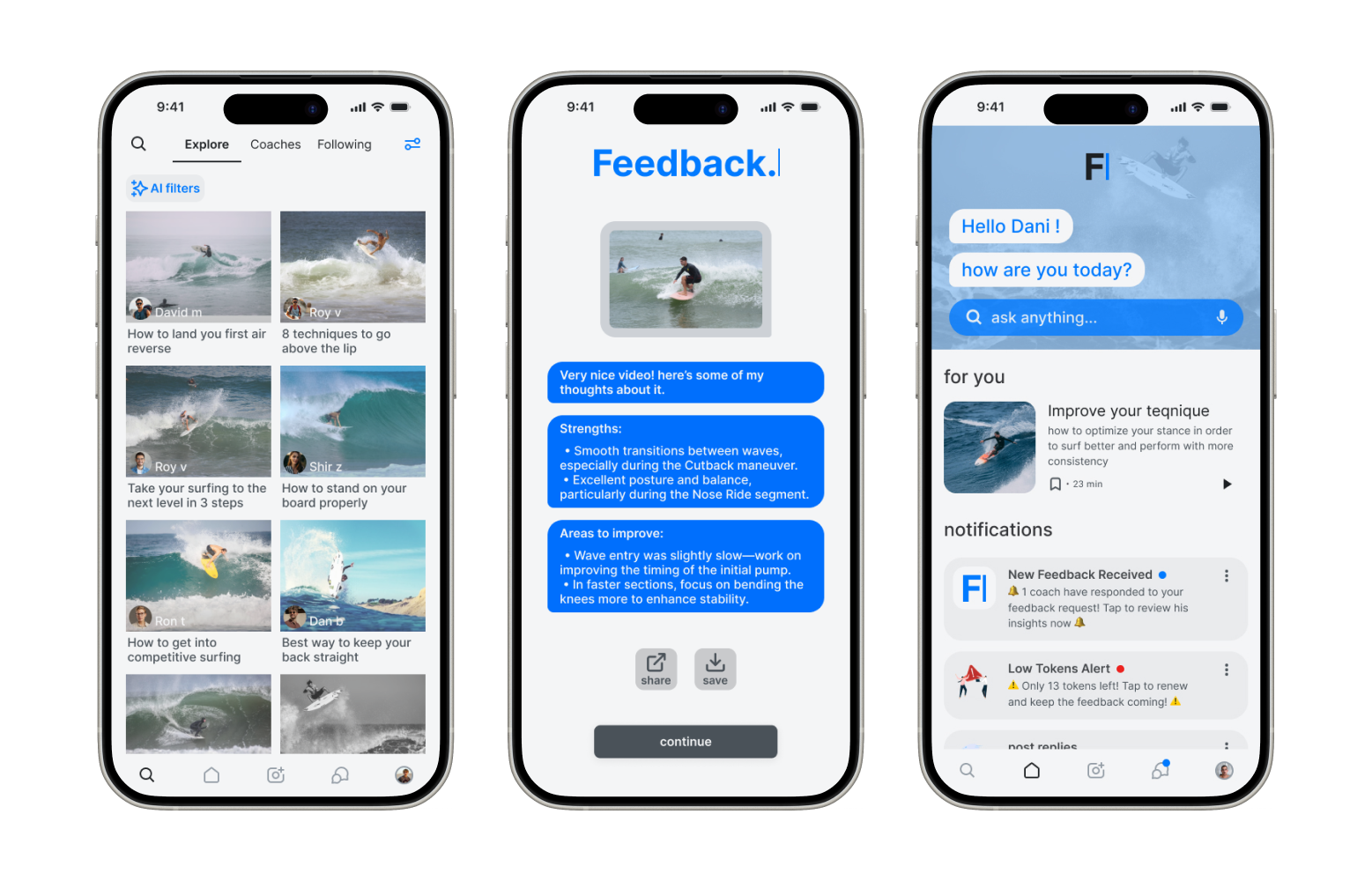 Feedback - Sports Coaching Platform
