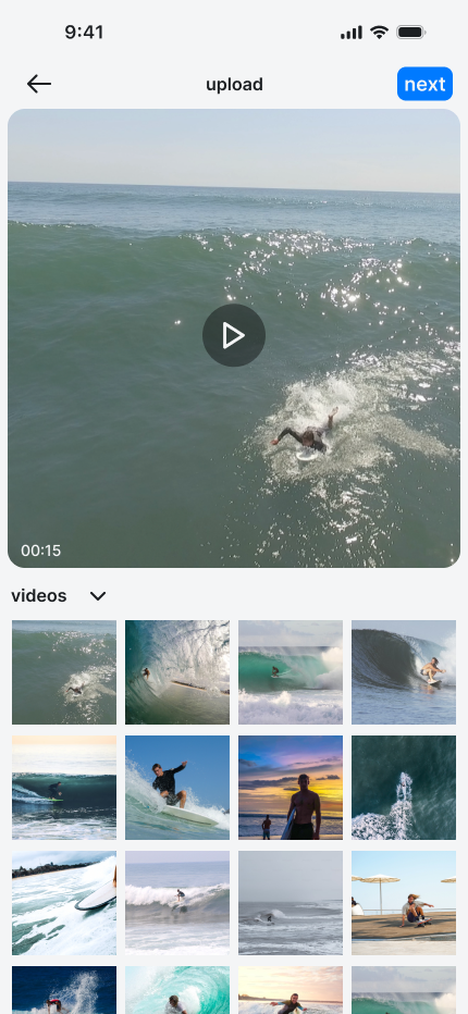 Select clip